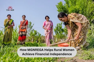 MGNREGA Helps Rural Women: Group of rural women engaged in agricultural work, empowered by MGNREGA for financial independence and livelihood support.