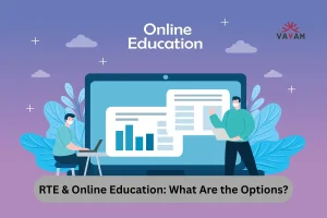 Two individuals collaborating on a laptop, representing the concept of online education and remote learning.