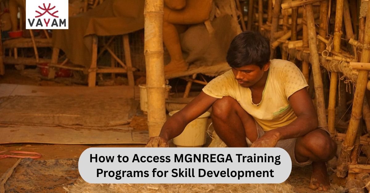 Accessing MGNREGA training programs for skill development and enhancing employment opportunities.