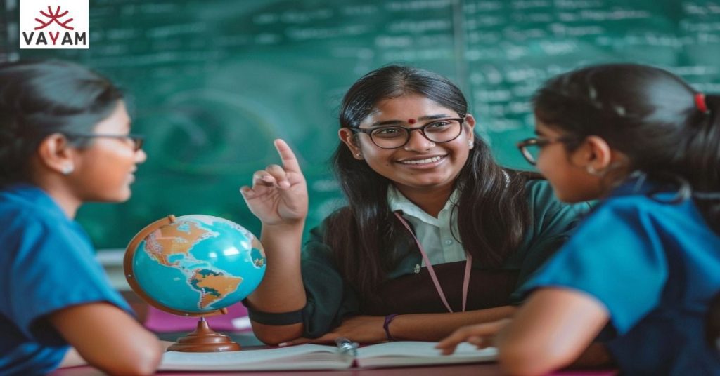 An image illustrating how to empower girls with education.