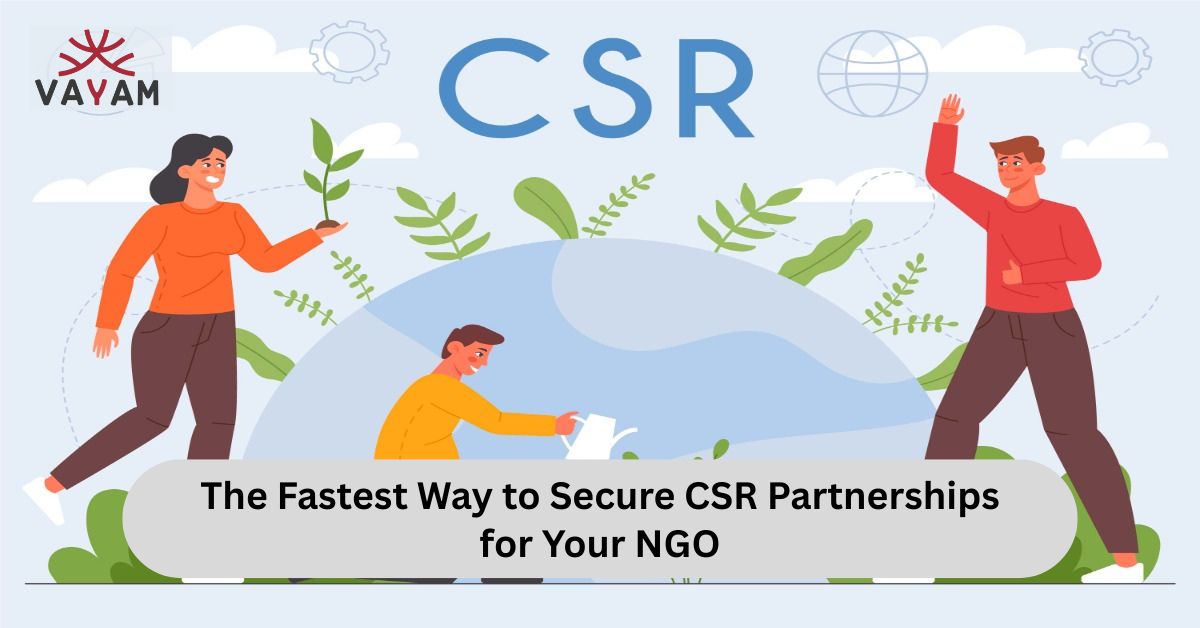 Image illustrating the importance of CSR partnerships for NGOs