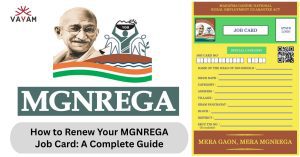 MGNREGA job card image illustrating the process of renewing your MGNREGA job card with a complete guide.