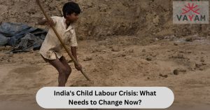 Image depicting the urgent need for change in India's child labour crisis.