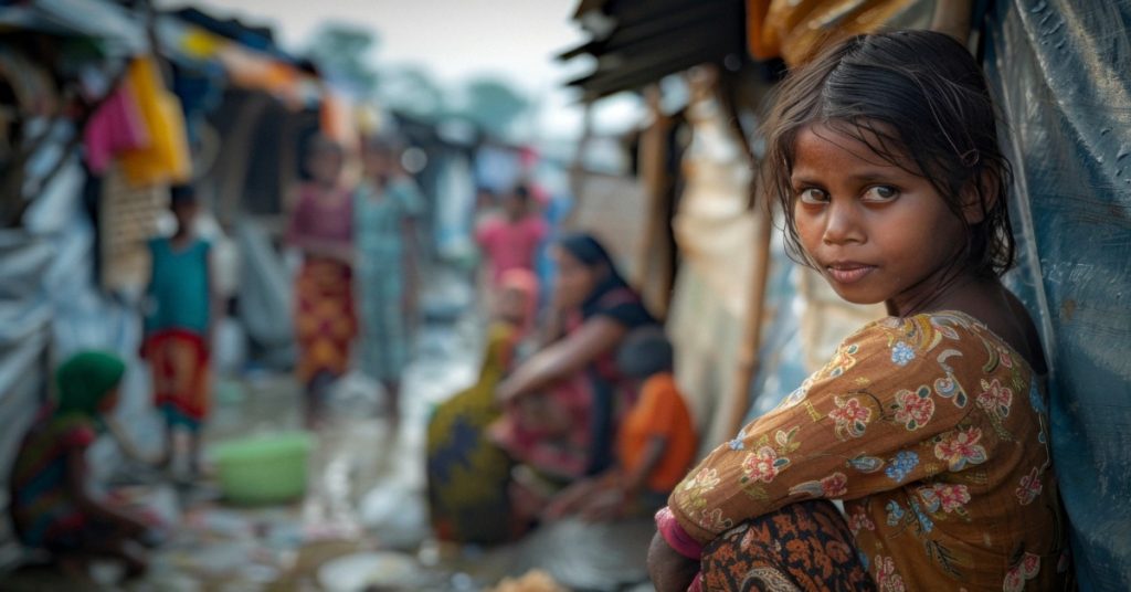 A young girl sits before a group, discussing her inspiring transformation story with the help of her sponsor.