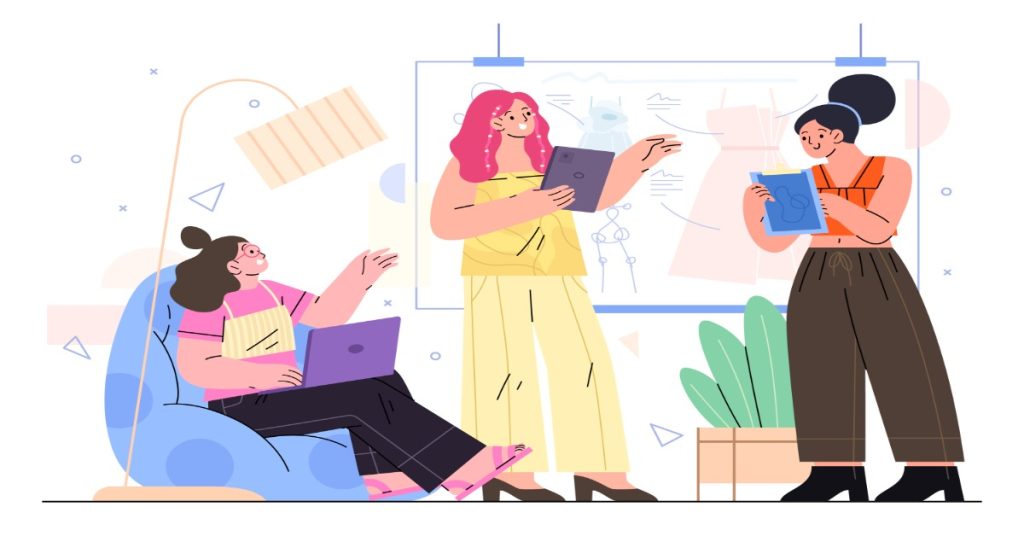 Women in a business meeting, emphasizing skill development through negotiation skills workshops.