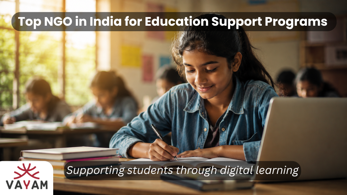 Top NGO in India for Education Support Programs