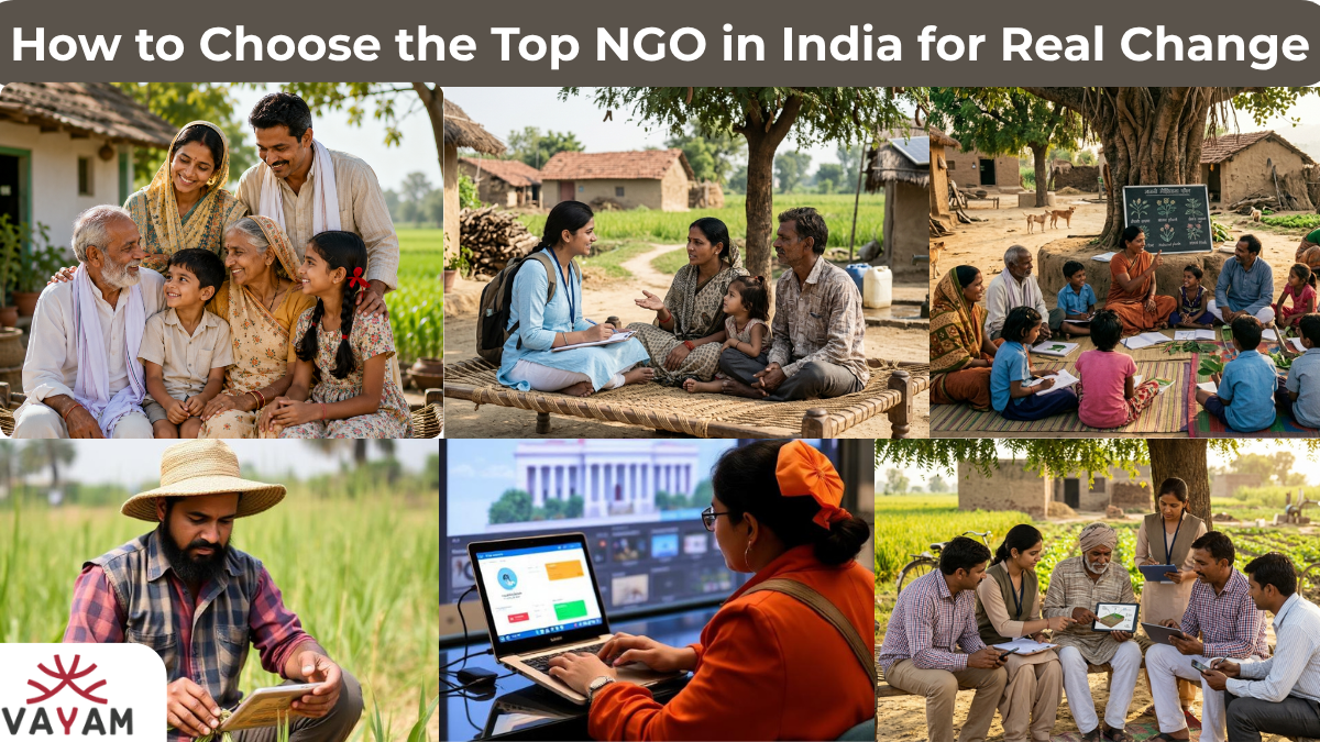 How to Choose the Top NGO in India for Real change, A guide on selecting the best leaders in India for impactful change and progress in society.