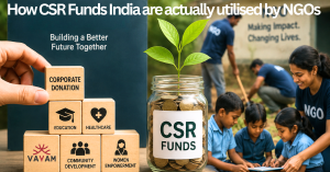 CSR funds India being utilised by NGOs across education, healthcare, women empowerment, and community development